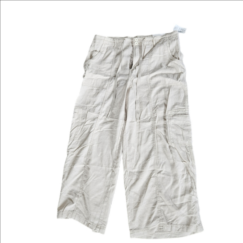 Maurices Cream Wide Leg Pants